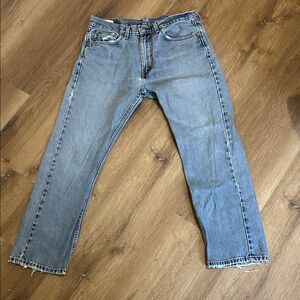 Levi's Straight Fit Blue Jeans